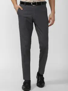 Peter England Men Slim Fit Formal Trousers