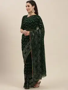 Fab Dadu Floral Pure Georgette Saree