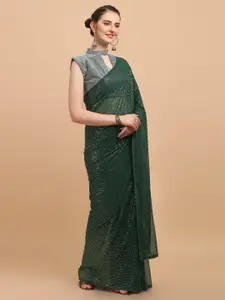 Fab Dadu Embellished Sequinned Pure Georgette Saree