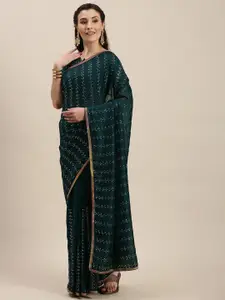 Fab Dadu Ethnic Motifs Silk Blend Saree