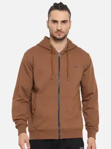 GRIFFEL Men Long Sleeves Front-Open Sweatshirt