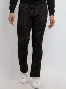 Status Quo Men Black Self-Designed Track Pants