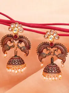 KARATCART Contemporary Jhumkas Earrings