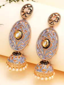 KARATCART Contemporary Jhumkas Earrings
