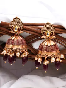 KARATCART Contemporary Jhumkas Earrings