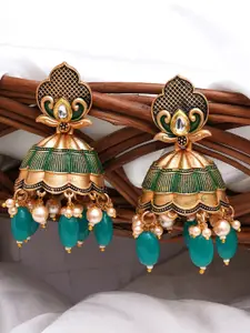 KARATCART Contemporary Jhumkas Earrings