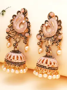 KARATCART Contemporary Jhumkas Earrings