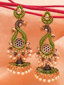 KARATCART Contemporary Jhumkas Earrings