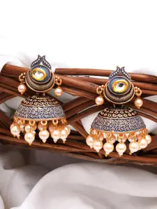 KARATCART Contemporary Jhumkas Earrings