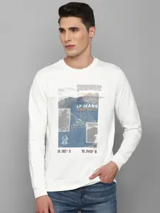 Louis Philippe Jeans Men Printed Long Sleeves Sweatshirt