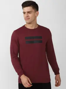 Peter England Casuals Men Brand Logo Printed Sweatshirt