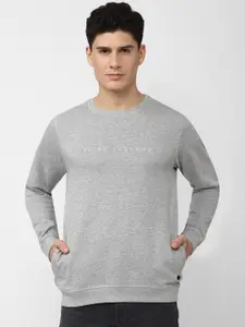Peter England Casuals Men Brand Logo Printed Sweatshirt