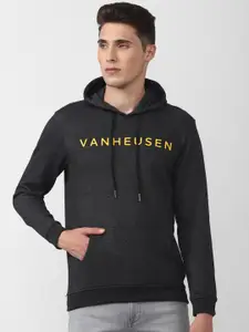 Van Heusen Sport Men Printed Long Sleeves Hooded Sweatshirt