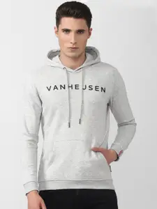 Van Heusen Sport Men Printed Long Sleeves Hooded Sweatshirt