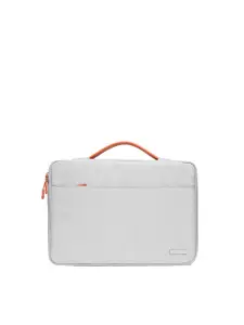 PROBUS Unisex Silver-Toned & Orange Laptop Bag
