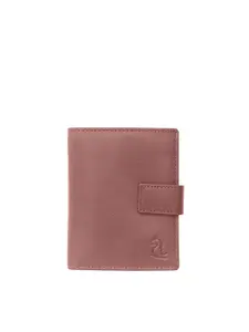 Kara Men Solid Leather Two Fold Wallet