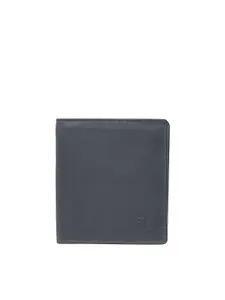 Kara Men Solid Leather Two Fold Wallet