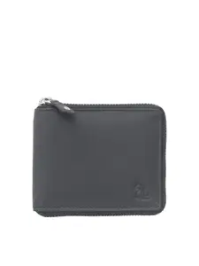 Kara Men Leather Zip Around Wallet