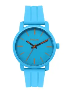 FCUK Men Blue Dial & Blue Straps Analogue Watch