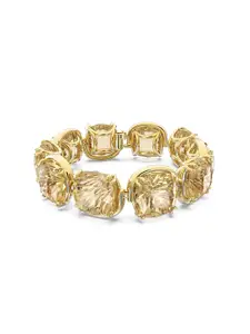 SWAROVSKI Women  Crystals Gold-Plated Link Bracelet
