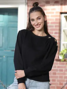 Athena Women Butterfly Motifs Sweatshirt