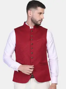 Blackberrys Men Woven Design Nehru Jacket