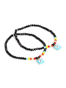 EL REGALO Beaded Evil-Eye Anklet