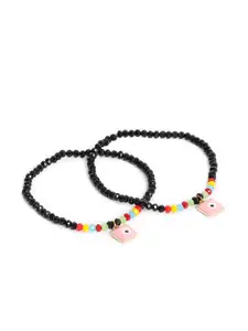 EL REGALO Bead-Studded Evil-Eye Anklet
