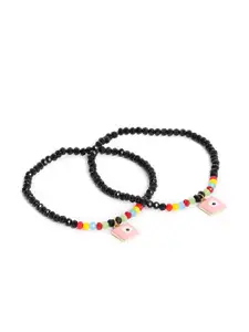 EL REGALO Stone Beaded Bohemian Tribal Anklets