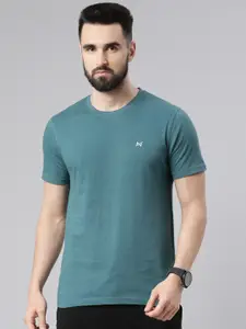 Force NXT Men Solid Pack of 1 Super Combed Cotton T-Shirt