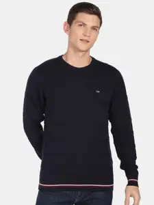 Arrow Sport Men Round Neck Long Sleeves Pullover
