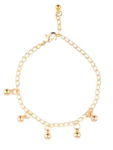 Efulgenz Women  Gold-Plated Link Bracelet