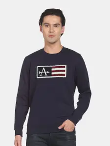 Arrow Sport Men Printed Sweatshirt