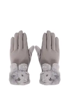 FabSeasons Women Solid Acrylic Hand Gloves