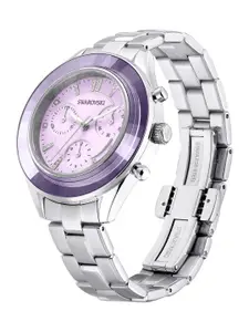 SWAROVSKI Women Octea Lux Sport 37mm Sil Viol Sts