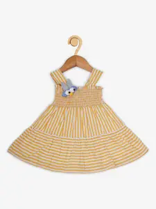 Creative Kids Girls Striped Cotton A-Line Dress