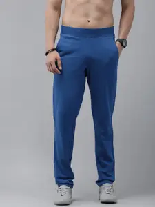 Roadster Men Blue Solid Track Pants