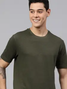 Huetrap Men Short Sleeve Round Neck T-shirt