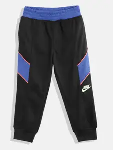 Nike Boys Black & Blue Striped Detail Digital Escape Joggers