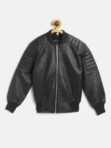 Leather Retail Boys  Lightweight Bomber Jacket