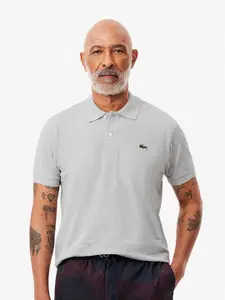 Lacoste Grey Melange Marl L.12.12 Polo