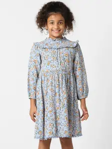 KIDS ONLY Girls Floral Printed A-Line Dress