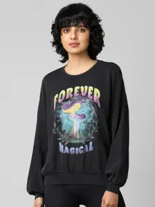 ONLY Women Printed Pull Over Sweatshirt