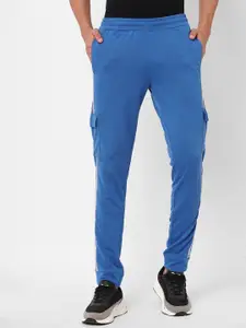 FiTZ Men Solid Knitted Slim-Fit Joggers