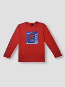 Gini and Jony Boys Printed Cotton T-shirt