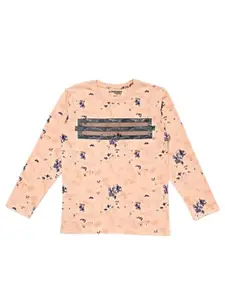 Gini and Jony Boys Printed Cotton T-shirt