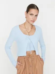 Trendyol Blue Striped Top