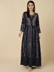 VEDANA Women Ethnic Motifs Printed Maxi Dress