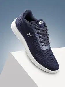 HRX by Hrithik Roshan Women Navy Blue Woven Design Running Shoes