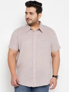bigbanana Men Plus Size Pure Cotton Casual Shirt